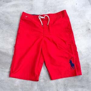 Polo Ralph Lauren Big Pony Swim Trunks Red